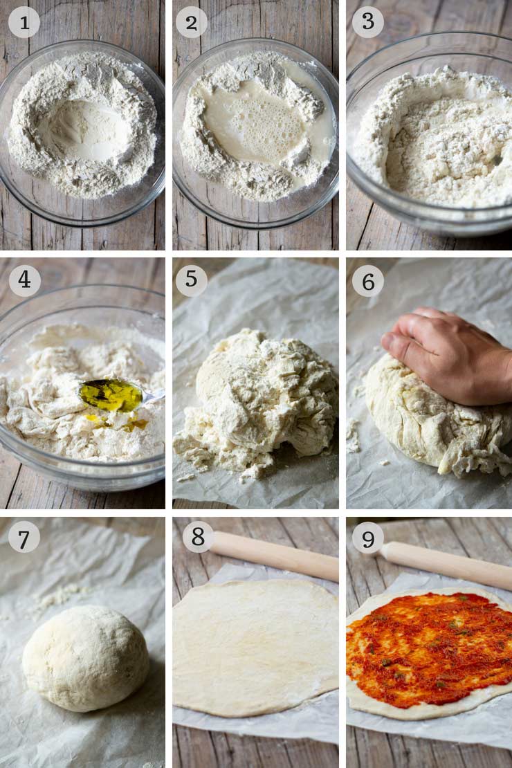 Instant Pizza Dough - No Rise No Yeast - Inside The Rustic ...